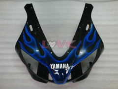 Flame - Blue Black Fairings and Bodywork For 1998-1999 YZF-R1 #LF3576