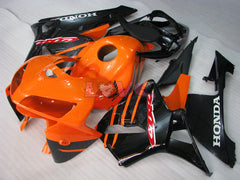 Factory Style - Orange Black Fairings and Bodywork For 2005-2006 CBR600RR #LF7502