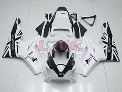 Factory Style - White Black Fairings and Bodywork For 2006-2008 Daytona 675 #LF4802
