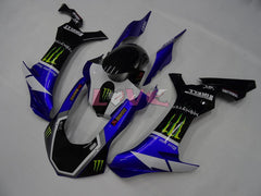 Monster - Blue Black Fairings and Bodywork For 2015-2019 YZF-R1 #LF7901