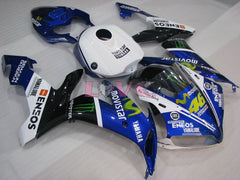 Monster - Blue White Black Fairings and Bodywork For 2004-2006 YZF-R1 #LF3691