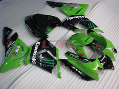 Monster - Green Black Fairings and Bodywork For 2004-2005 NINJA ZX-10R #LF6310