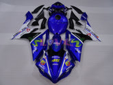 Monster - Blue White Black Fairings and Bodywork For 2007-2008 YZF-R1 #LF3666