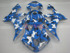 Customize - Blue White Black Fairings and Bodywork For 2004-2006 YZF-R1 #LF3690