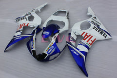 FIAT MOTUL - Blue White Fairings and Bodywork For 2003-2004 YZF-R6 #LF3534