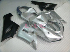 Factory Style - Black Silver Fairings and Bodywork For 2005-2006 NINJA ZX-6R #LF6012