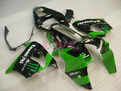 Monster - Green Black Fairings and Bodywork For 2002-2003 NINJA ZX-9R #LF4896