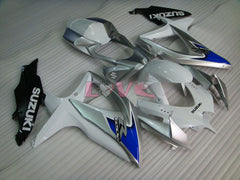 Factory Style - White Silver Fairings and Bodywork For 2008-2010 GSX-R750 #LF6429