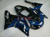 Flame - Blue Black Fairings and Bodywork For 1998-1999 YZF-R1 #LF3576