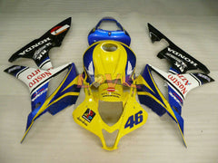Nastro Azzurro - Yellow Blue Fairings and Bodywork For 2007-2008 CBR600RR #LF7450
