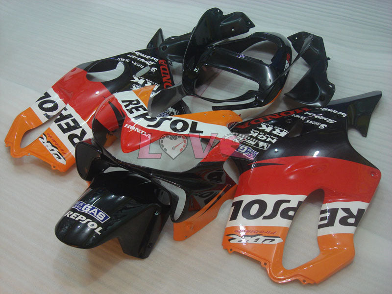 Repsol - Orange Black Fairings and Bodywork For 2001-2003 CBR600F4i #LF4486