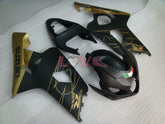 Factory Style - Yellow Black Matte Fairings and Bodywork For 2004-2005 GSX-R600 #LF6452