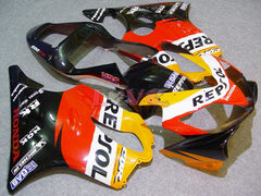Repsol - Orange Black Fairings and Bodywork For 2001-2003 CBR600F4i #LF7634