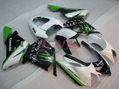 Monster - Green White Black Fairings and Bodywork For 2004-2005 Ninja ZX-10R #LF3270