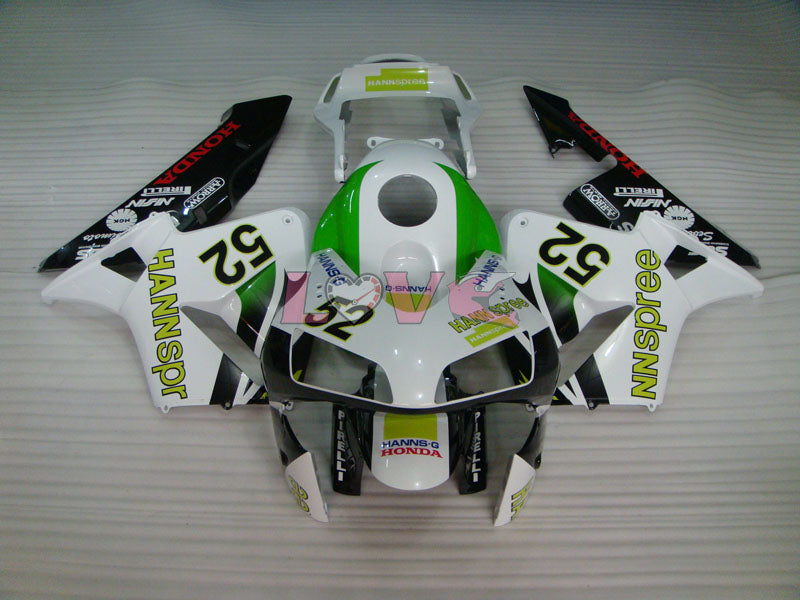 HANN Spree - White Black Fairings and Bodywork For 2003-2004 CBR600RR #LF5396