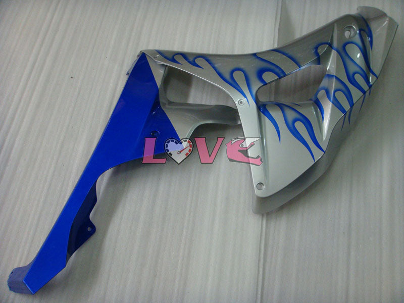 Flame - Blue Silver Fairings and Bodywork For 2006-2007 CBR1000RR #LF7230