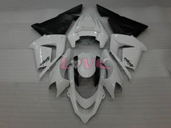 Factory Style - White Black Fairings and Bodywork For 2004-2005 NINJA ZX-10R #LF6335