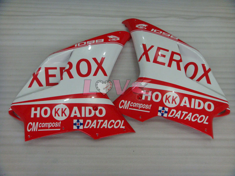 Xerox - Red White Black Fairings and Bodywork For 2009-2011 1198 #LF3105