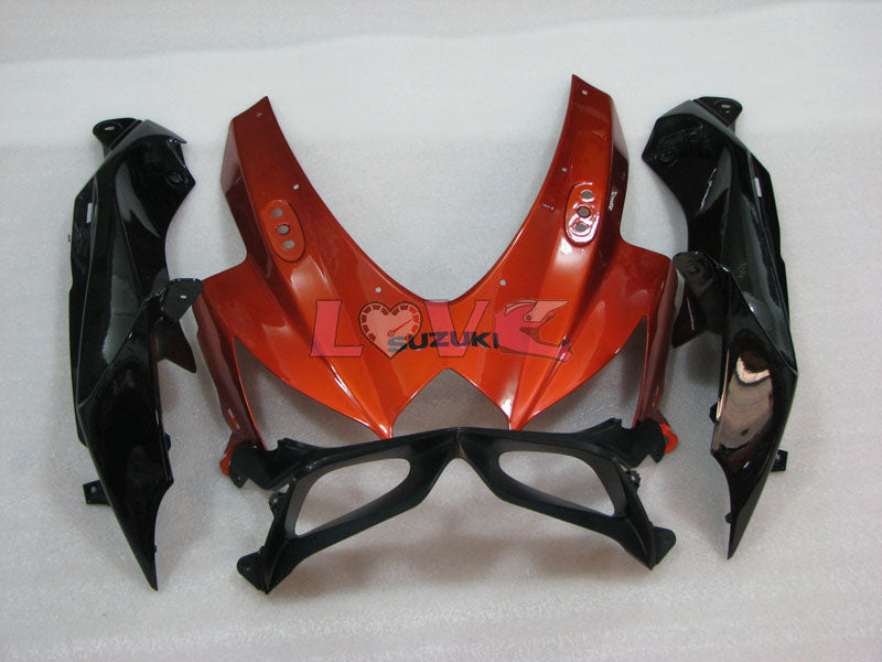 Factory Style - Orange Black Fairings and Bodywork For 2008-2010 GSX-R600 #LF3977