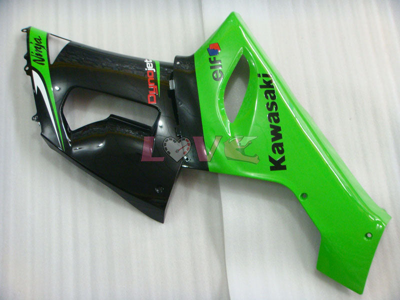 Nakano - Green Black Fairings and Bodywork For 2005-2006 NINJA ZX-6R #LF5972