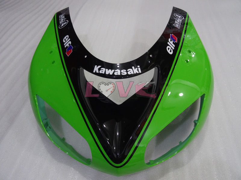 Monster - Green Black Fairings and Bodywork For 2006-2007 NINJA ZX-10R #LF3260