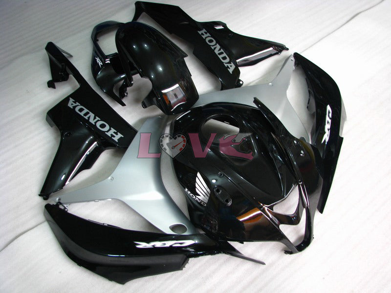 Factory Style - Black Grey Fairings and Bodywork For 2007-2008 CBR600RR #LF7406