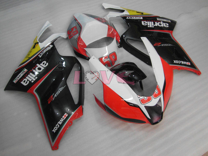 Factory Style - Red Black Fairings and Bodywork For 2004-2009 RSV 1000 R #LF5459