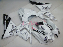 Corona - White Black Fairings and Bodywork For 2004-2005 NINJA ZX-10R #LF6362
