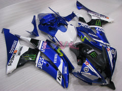 Movistar - Blue White Fairings and Bodywork For 2008-2016 YZF-R6 #LF3386