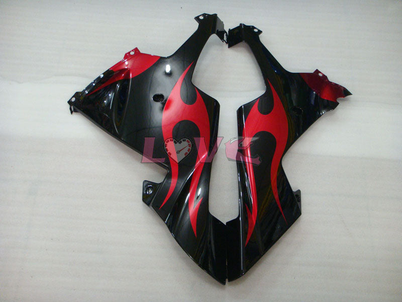 Flame - Red Black Fairings and Bodywork For 2002-2003 YZF-R1 #LF7036