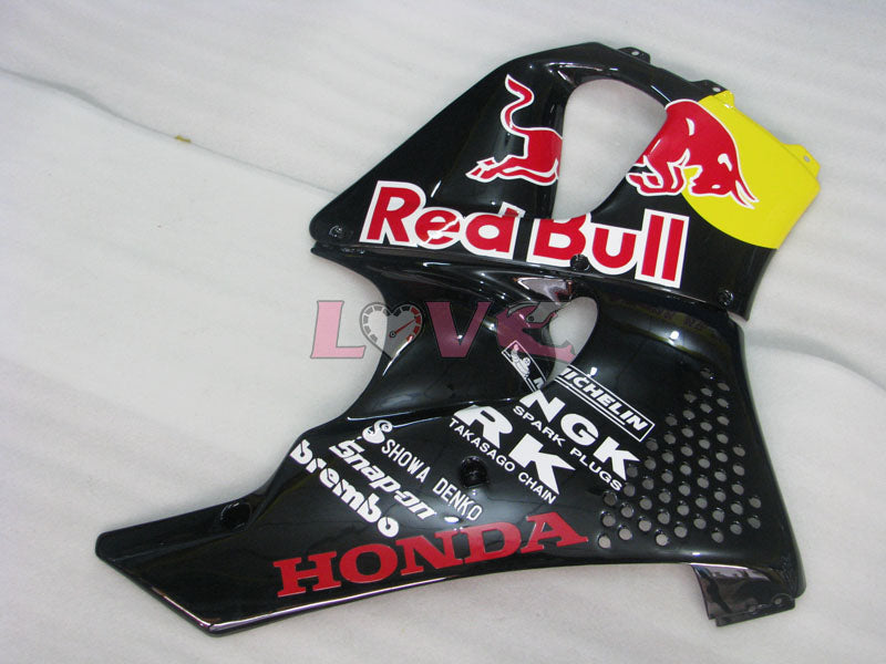 Red Bull - Black Fairings and Bodywork For 1992-1993 CBR900RR #LF3026