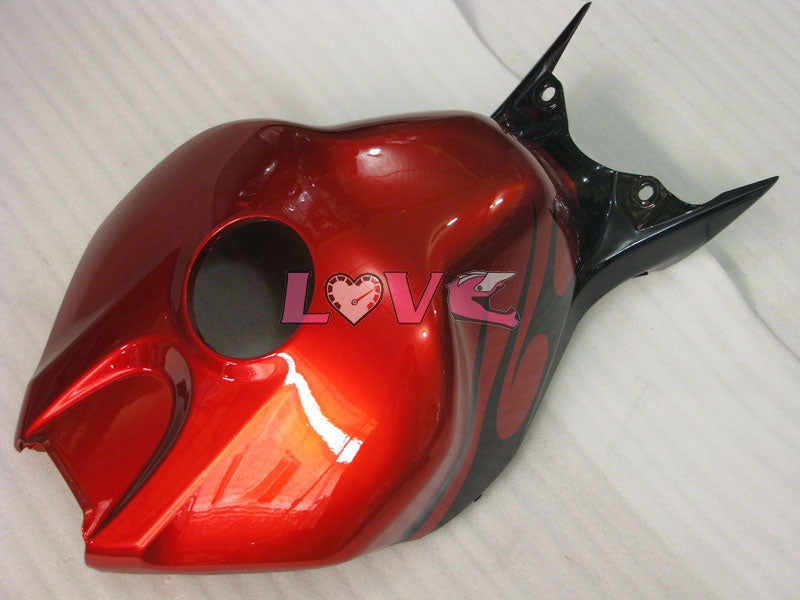 Flame - Orange Black Fairings and Bodywork For 2004-2005 CBR1000RR #LF4400