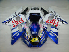 FIAT MOTUL - Blue White Fairings and Bodywork For 1998-2002 YZF-R6 #LF6844