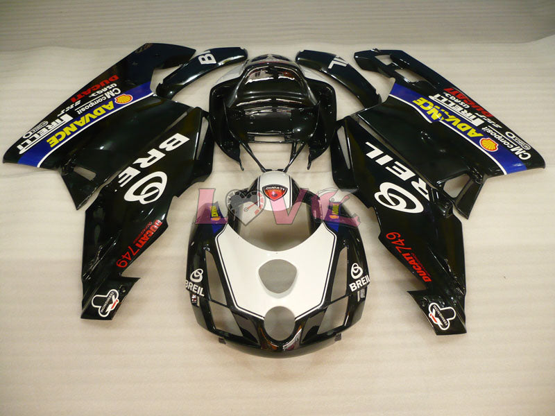 BREIL - White Black Fairings and Bodywork For 2003-2004 999 #LF5517