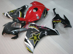 Rockstar - Red Black Fairings and Bodywork For 2008-2011 CBR1000RR #LF4340