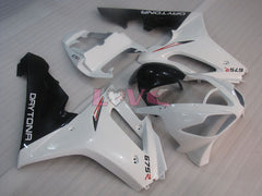 Factory Style - White Black Fairings and Bodywork For 2006-2008 Daytona 675 #LF3055