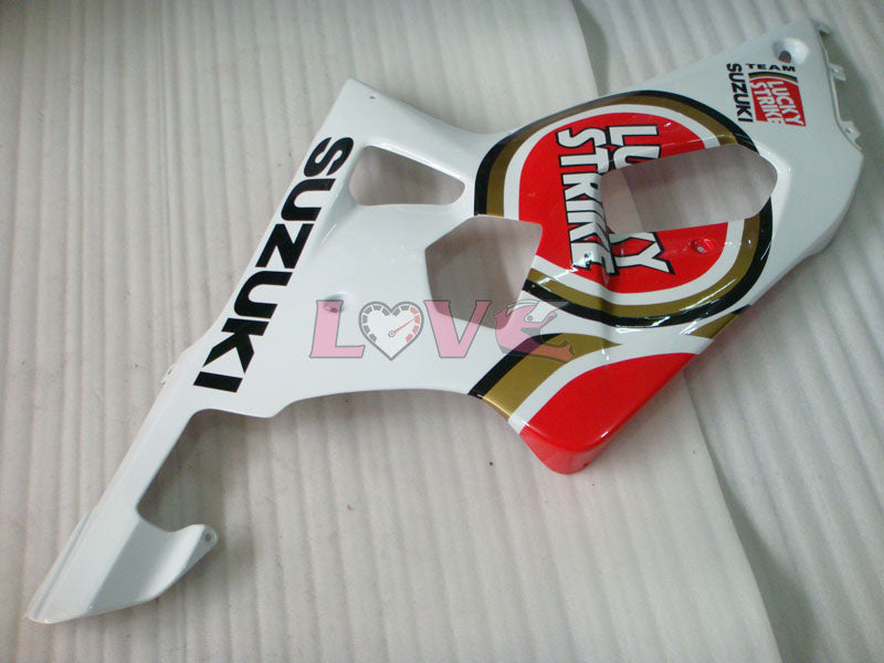 Lucky Strike - Red White Fairings and Bodywork For 2000-2003 GSX-R750 #LF6770