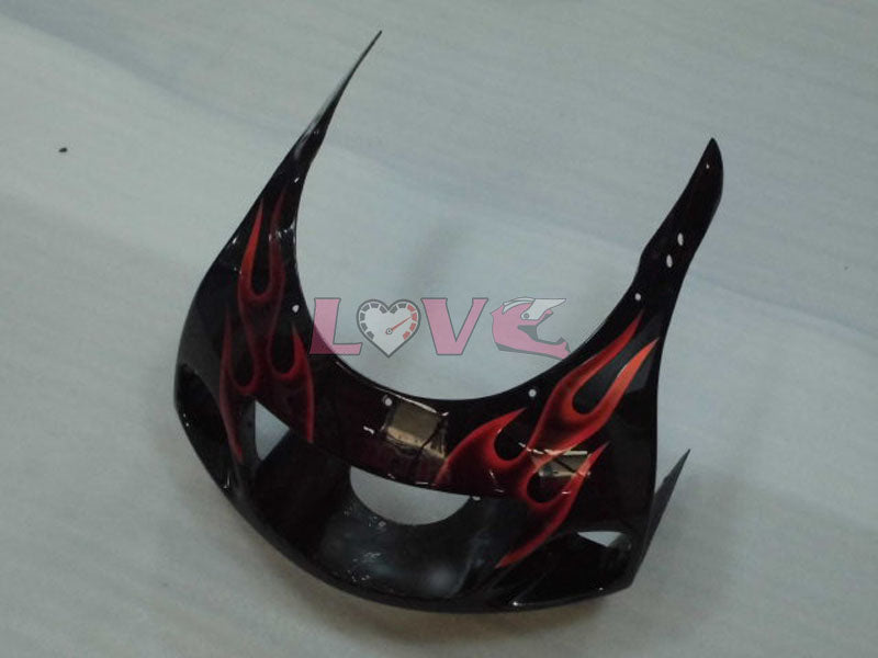 Flame - Orange Black Fairings and Bodywork For 1996-1999 GSX-R750 #LF4290