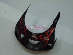 Flame - Orange Black Fairings and Bodywork For 1996-1999 GSX-R750 #LF4290