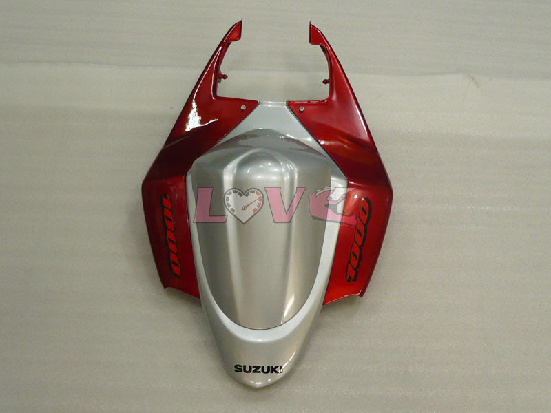 Factory Style - Red Silver Fairings and Bodywork For 2005-2006 GSX-R1000 #LF3840