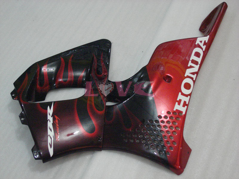 Flame - Red Black Fairings and Bodywork For 1992-1993 CBR900RR #LF3033