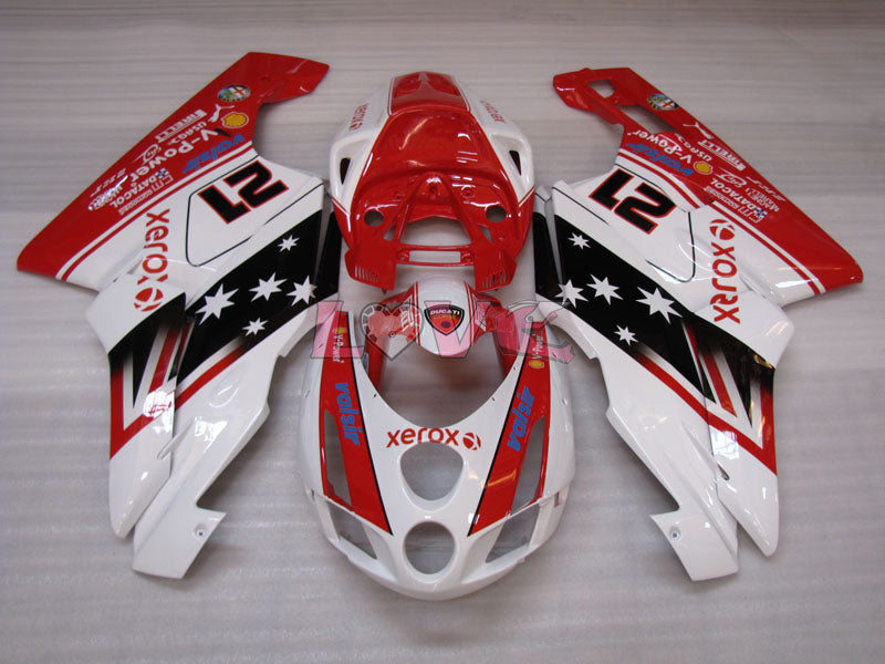 Xerox - Red White Black Fairings and Bodywork For 2003-2004 999 #LF3220