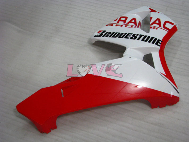 PRAMAC - Red White Fairings and Bodywork For 2003-2004 CBR600RR #LF5328