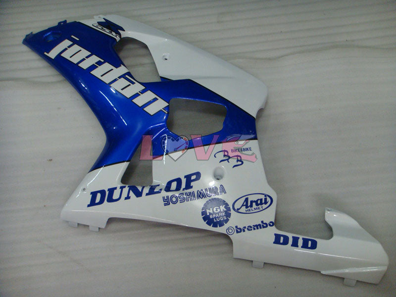 DUNLOP - Blue White Fairings and Bodywork For 2000-2002 GSX-R1000 #LF4132