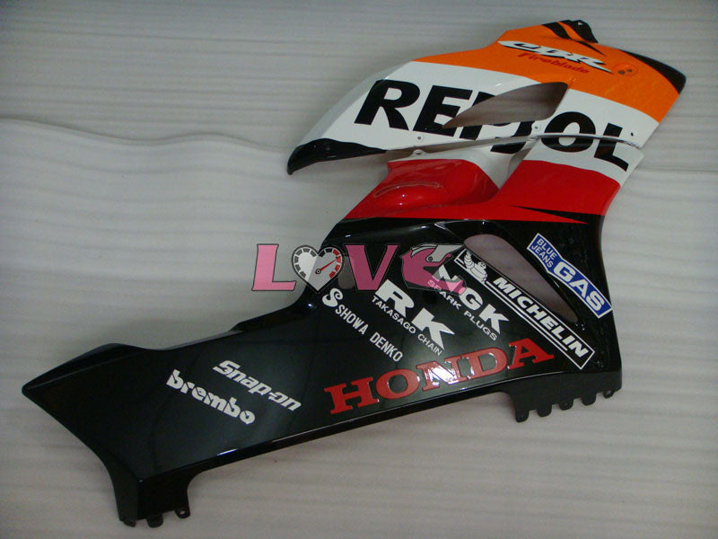 Repsol - Orange Black Fairings and Bodywork For 2004-2005 CBR1000RR #LF7293