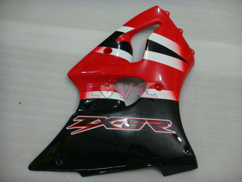 Factory Style - Red Black Fairings and Bodywork For 2000-2002 NINJA ZX-6R #LF6163