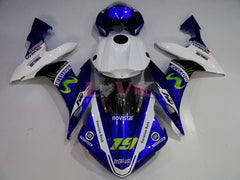 Monster - Blue White Black Fairings and Bodywork For 2004-2006 YZF-R1 #LF3689