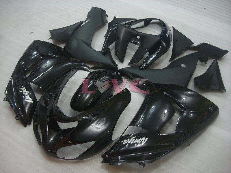 Factory Style - Black Grey Fairings and Bodywork For 2006-2007 NINJA ZX-10R #LF6275