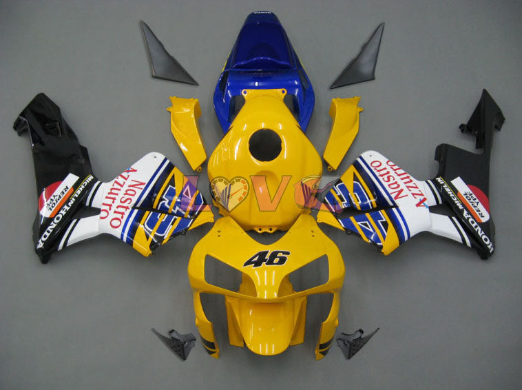 Nastro Azzurro - Yellow Black Fairings and Bodywork For 2003-2004 CBR600RR #LF5379