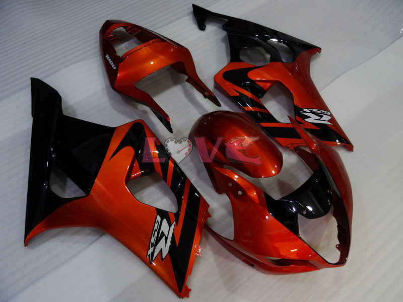 Factory Style - Orange Black Fairings and Bodywork For 2003-2004 GSX-R1000 #LF3851